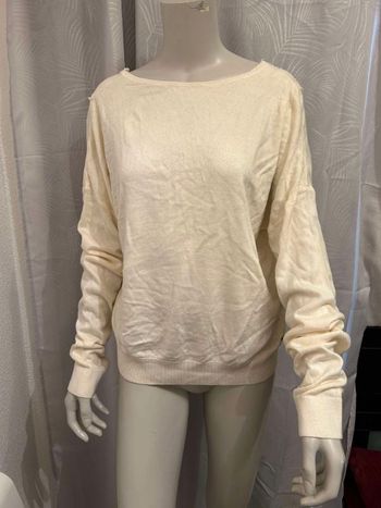 Pull crème dentelle Kaporal M 38