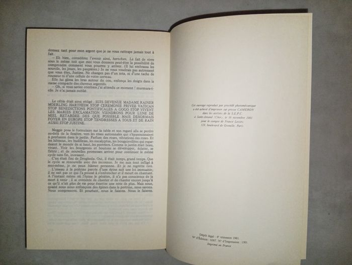 📚 édition collector rare les oiseaux se cachent pour mourir seulement 8 eur 📚 - photo numéro 2