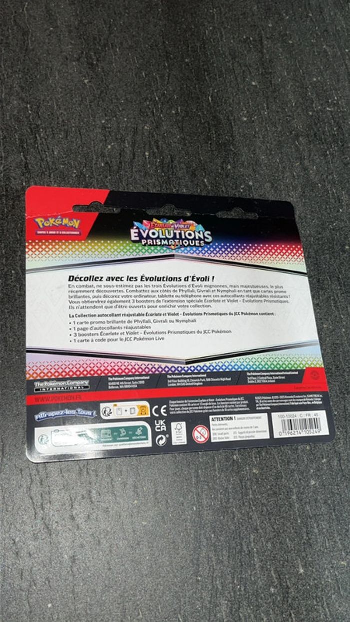 [NEUF] Tripack Pokémon Évolutions prismatiques EV8.5 Phyllali FR - photo numéro 3