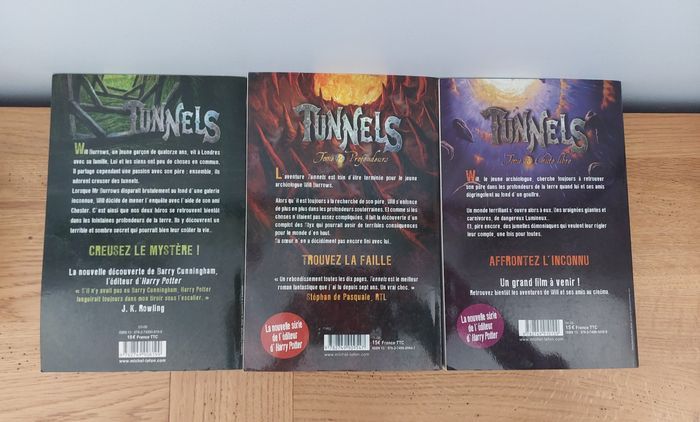 Tunels / Lot de 3 livres - photo numéro 3