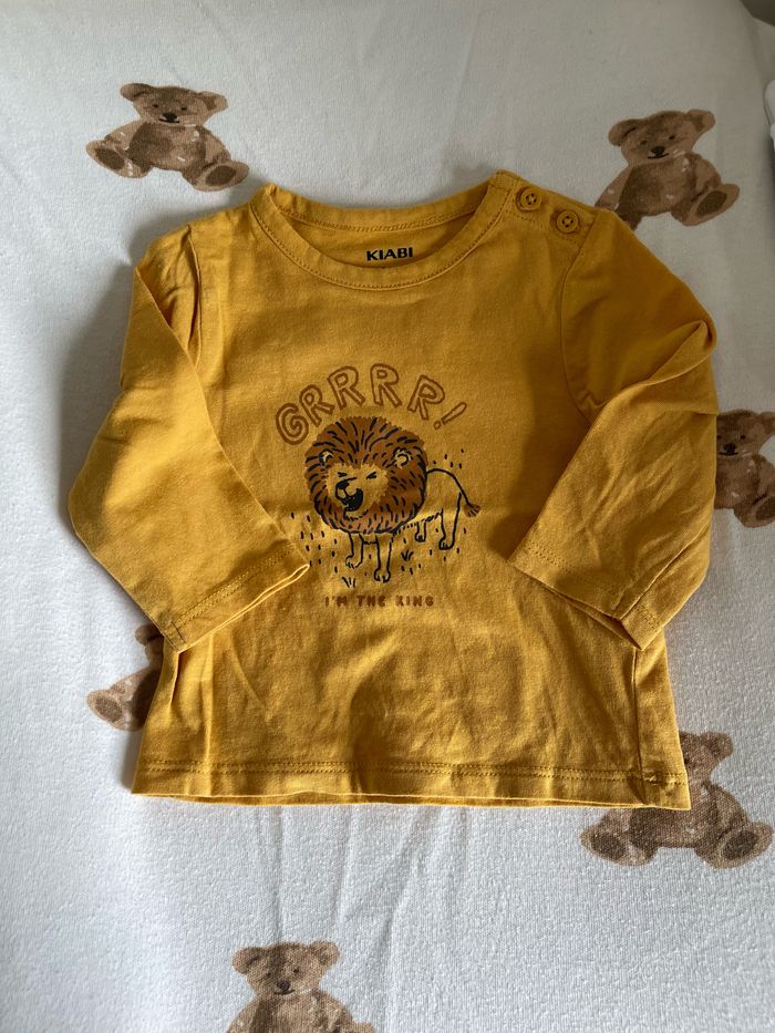 Sweat-shirt moutard kiabi