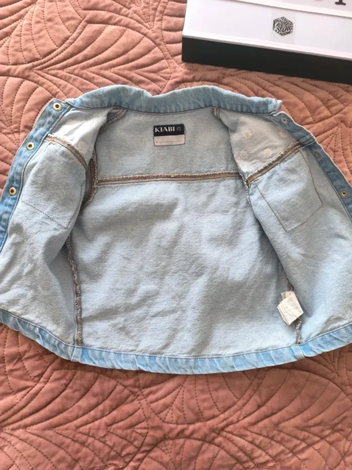 Veste en jean Kiabi 24 mois 86 cm - photo numéro 6
