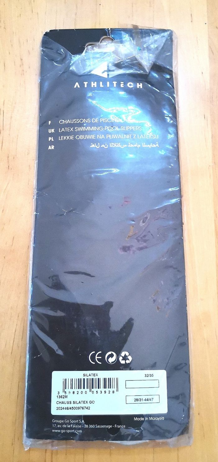 Chaussons de piscine "Athlitech" - photo numéro 3