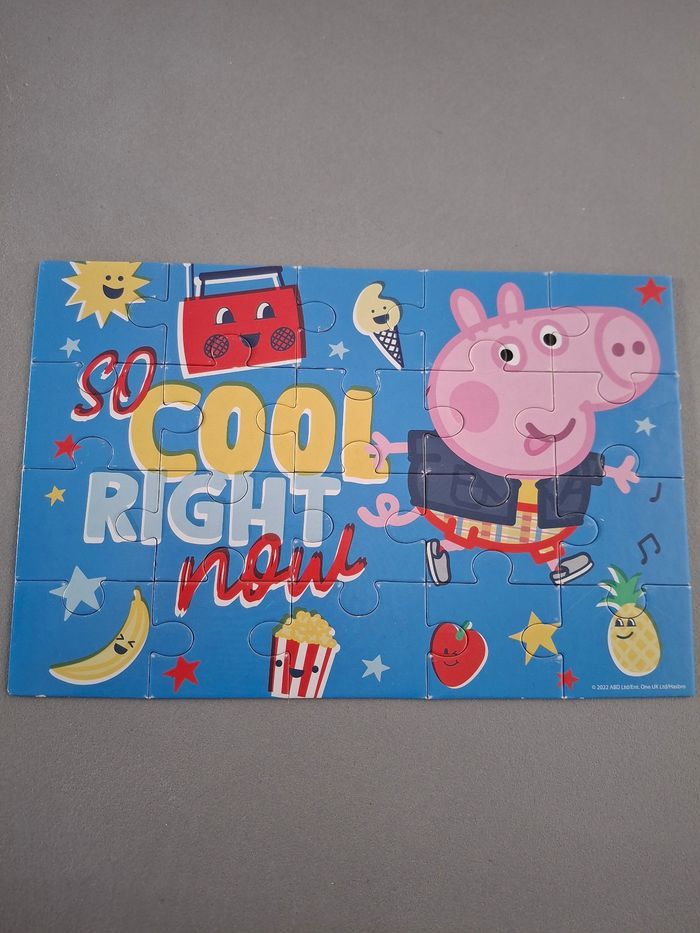 Boîte de 4 puzzles Peppa Pig 3ans - photo numéro 3
