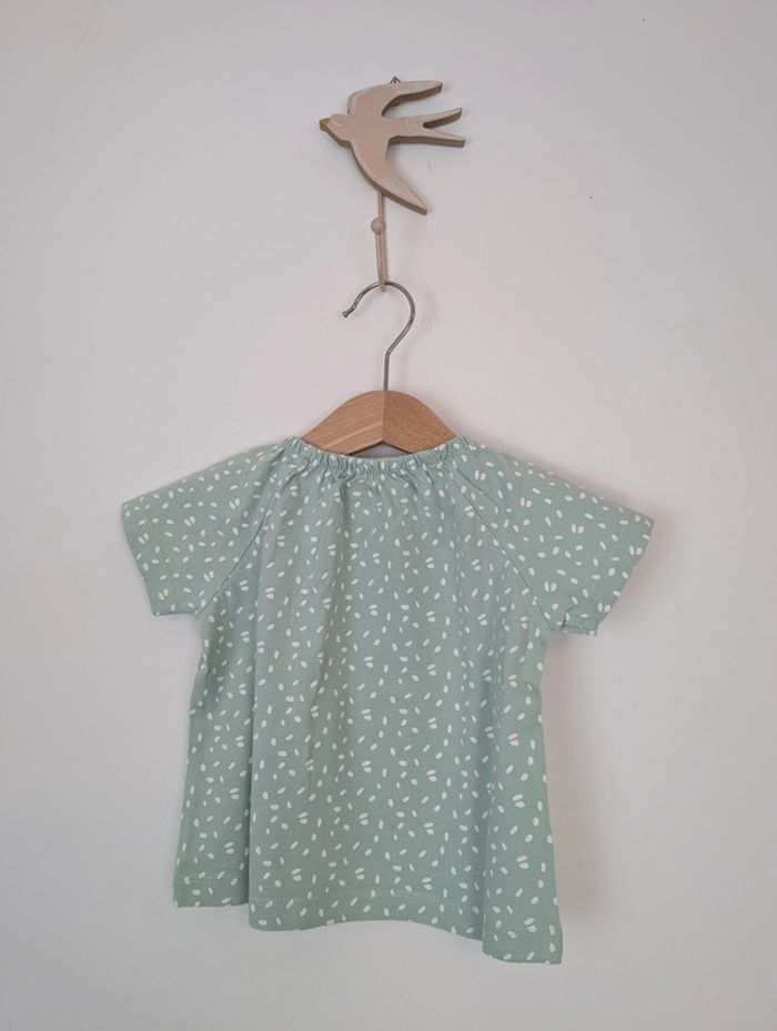 Tee shirt manches courtes Hema 6 mois ( 68 cm ) - photo numéro 2