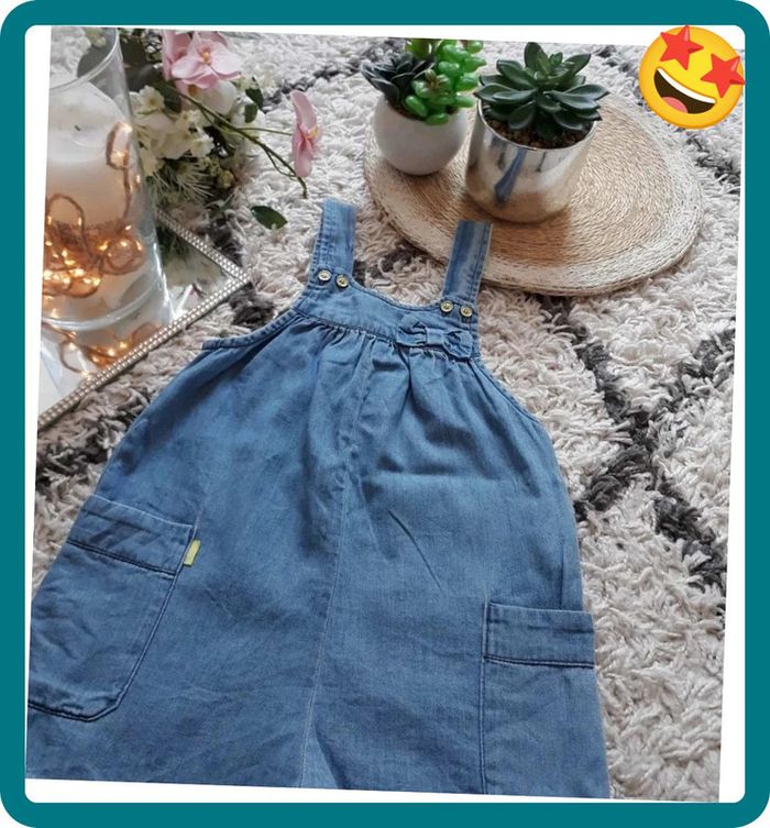 Combishort en jeans Taille 18 mois💞🌿 - photo numéro 6