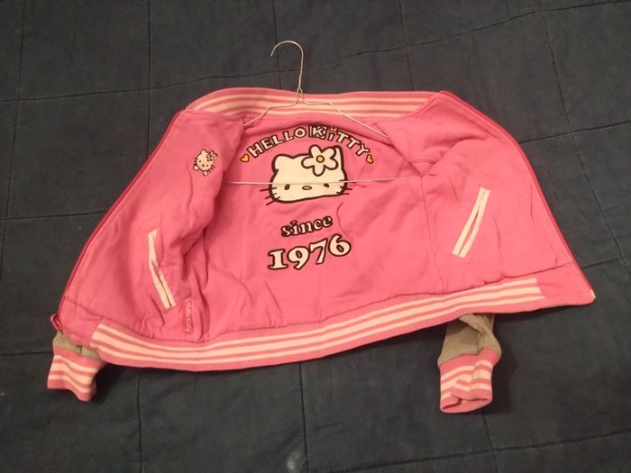 Blouson Hello Kitty réversible t 4 5 ans - photo numéro 3