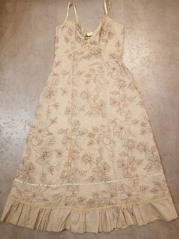 Robe à bretelles beige Taille 36 Cache-Cache