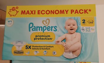 1 Carton neuf couches Pampers premium Taille 2 - Maxi-Ecopack 