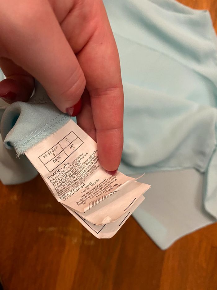 Debardeur bleu clair - photo numéro 3