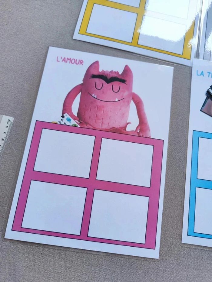 Reconnaître les émotions, la couleur des émotion Montessori - photo numéro 13