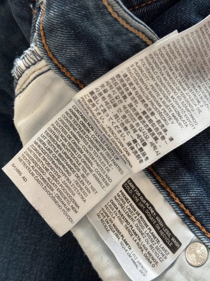 jean bleu foncé w 25 Demi Curve Modern Rise skinny levis - photo numéro 9