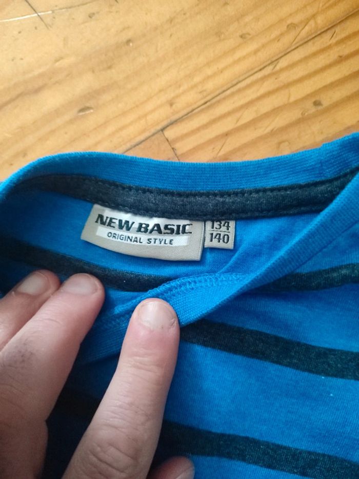 T-shirt new basic 134 - 140 - photo numéro 2