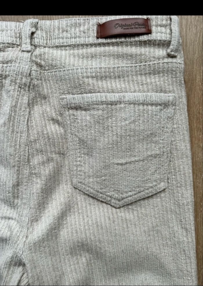 Pantalon velours côtelé neuf beige sable taille 36 Original Pants - photo numéro 5