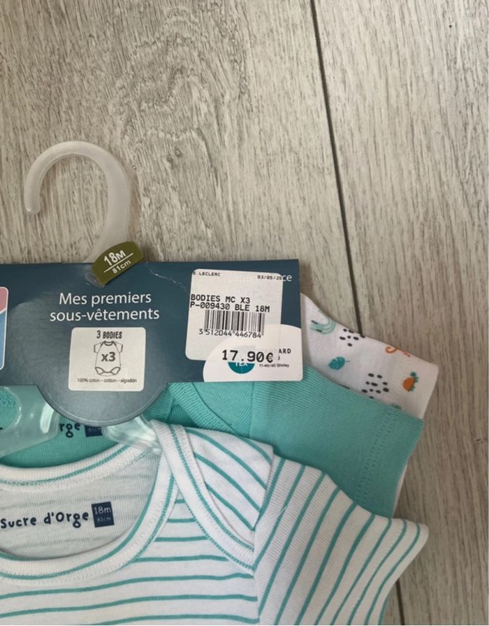 Bodies manches courtes 18 mois - photo numéro 4