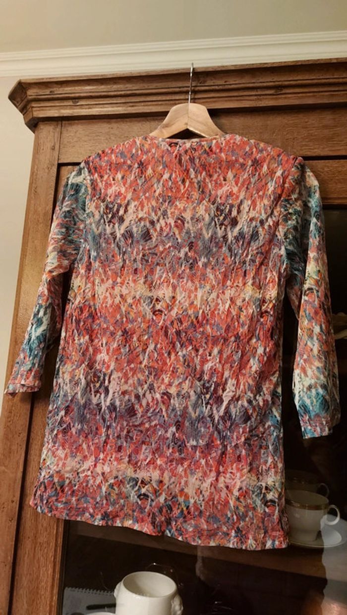 Jolie Blouse Mer&Sud taille 36 doublé multicolor - photo numéro 3