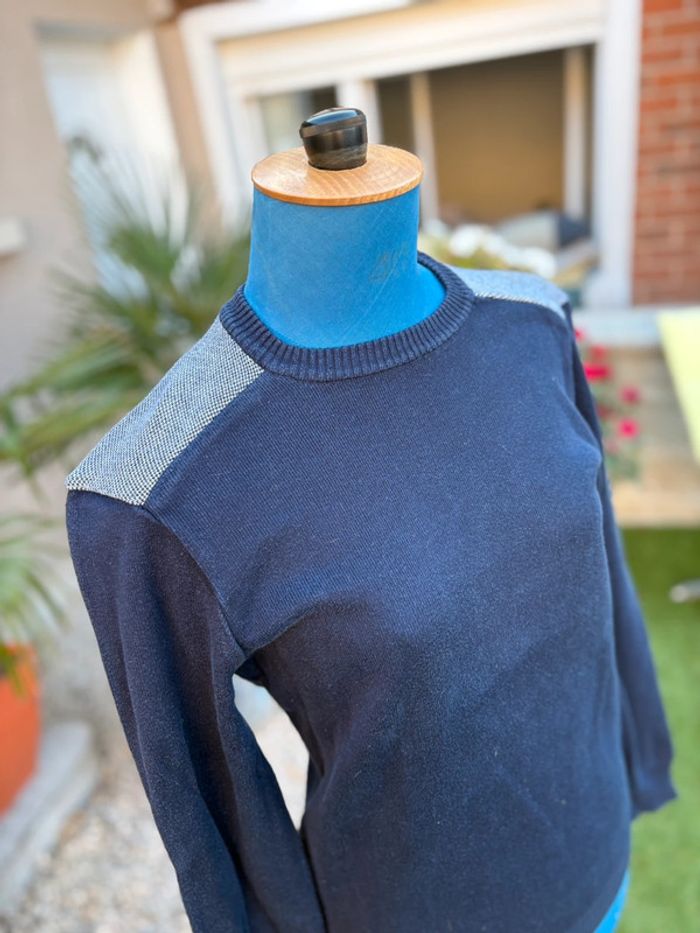 Pull bonobo - taille S/36 - bleu marine - en très bon état - photo numéro 2