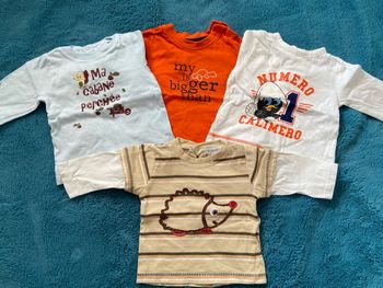 Tee-shirts manches longues 3 mois
