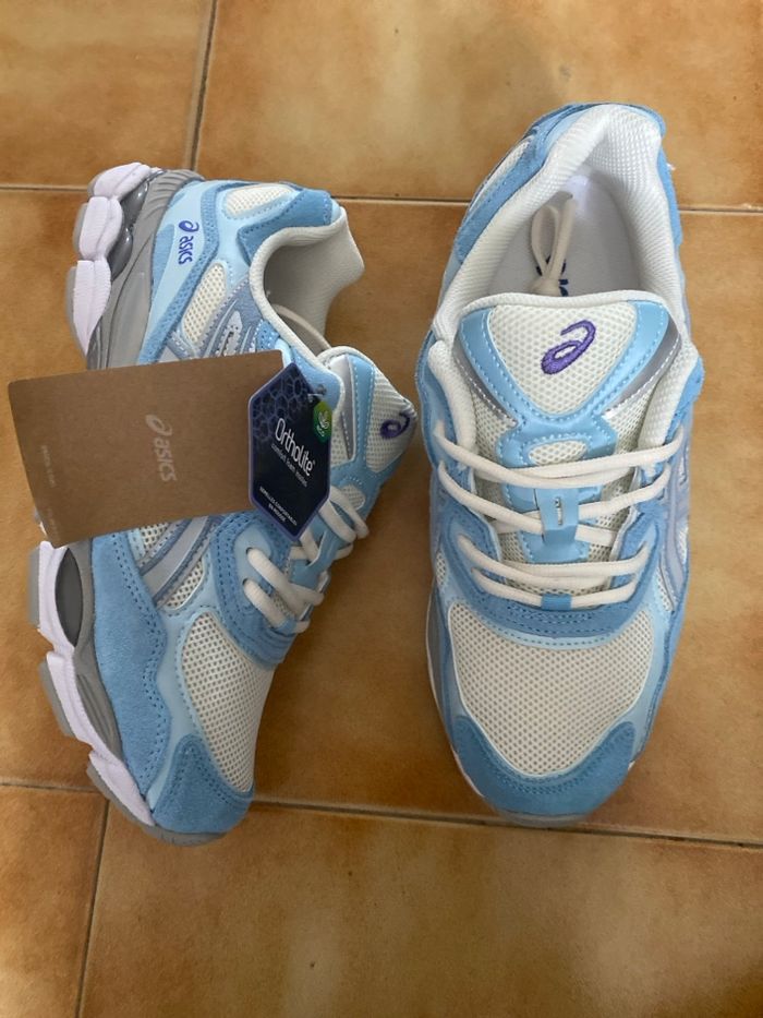 Asics gel nyc bleu gris