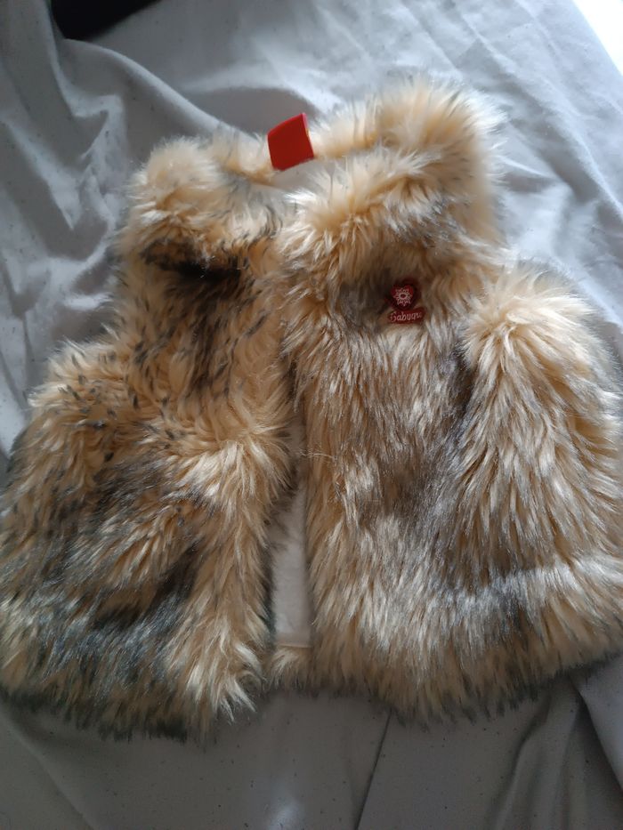 Gilet fausse fourrure