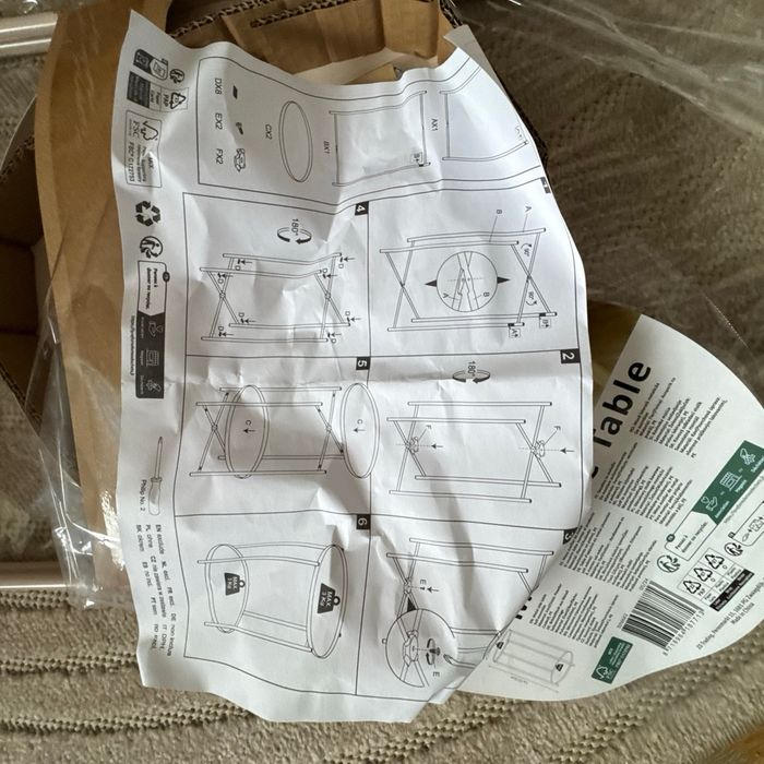 Petite table en métal rose Action - photo numéro 4