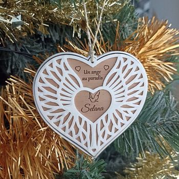 Cœur Ange de Noël