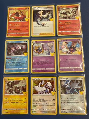 Pokémon Célébration lot de 9 cartes