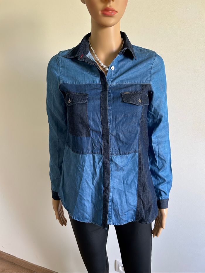 Chemise bleue à manches longues Salsa taille XS jamais portée