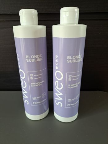 Shampoing sweo blonde sublime x2