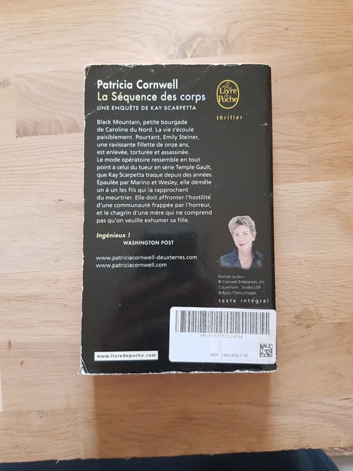 La séquence des corps - Patricia Cornwell - photo numéro 2