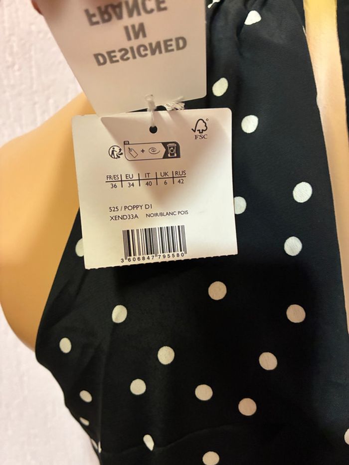 Combinaison noire à pois Naf Naf - N e u ve - photo numéro 7