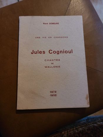 Jules cognioul chantre de wallonnie