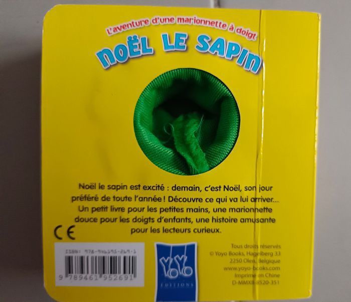 Livre marionnette à doigt Noël le sapin - photo numéro 3