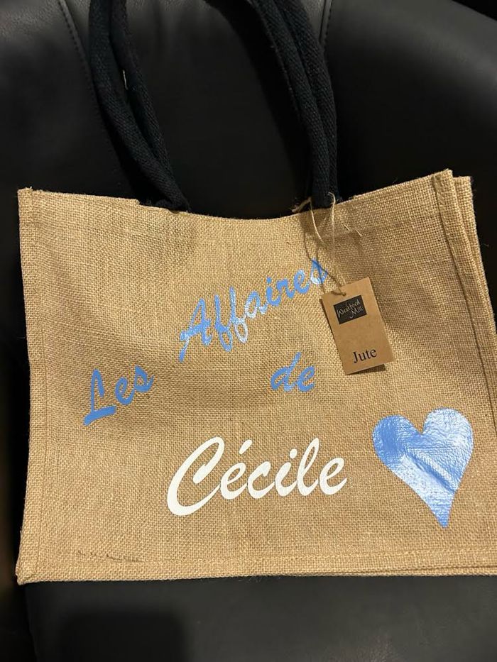 Sac personnalisé en toile de jute - photo numéro 2