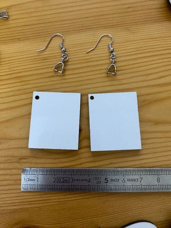 Boucles d'oreilles sublimables