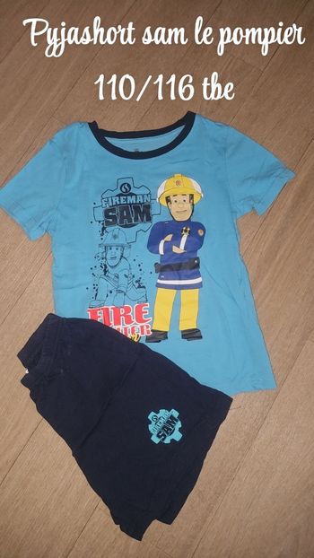 Pyjashort sam le pompier 