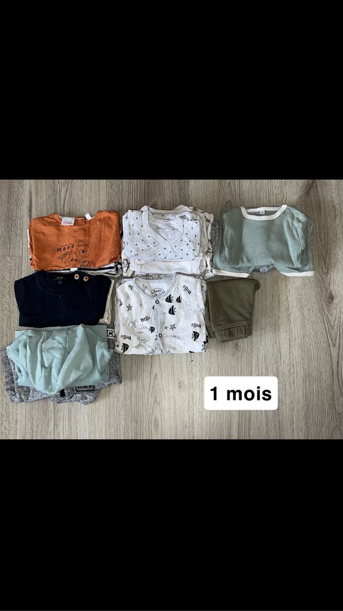 Lot vêtements bébé garçon