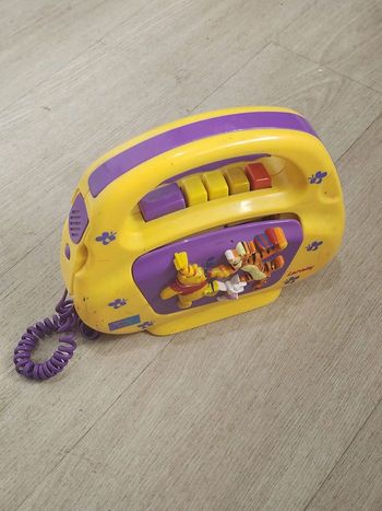 Vintage Lecteur Enregistreur K7 Audio Lansay Winnie L’ourson