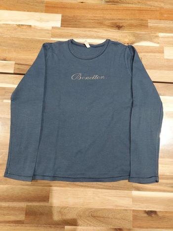 T-shirt marine manches longues