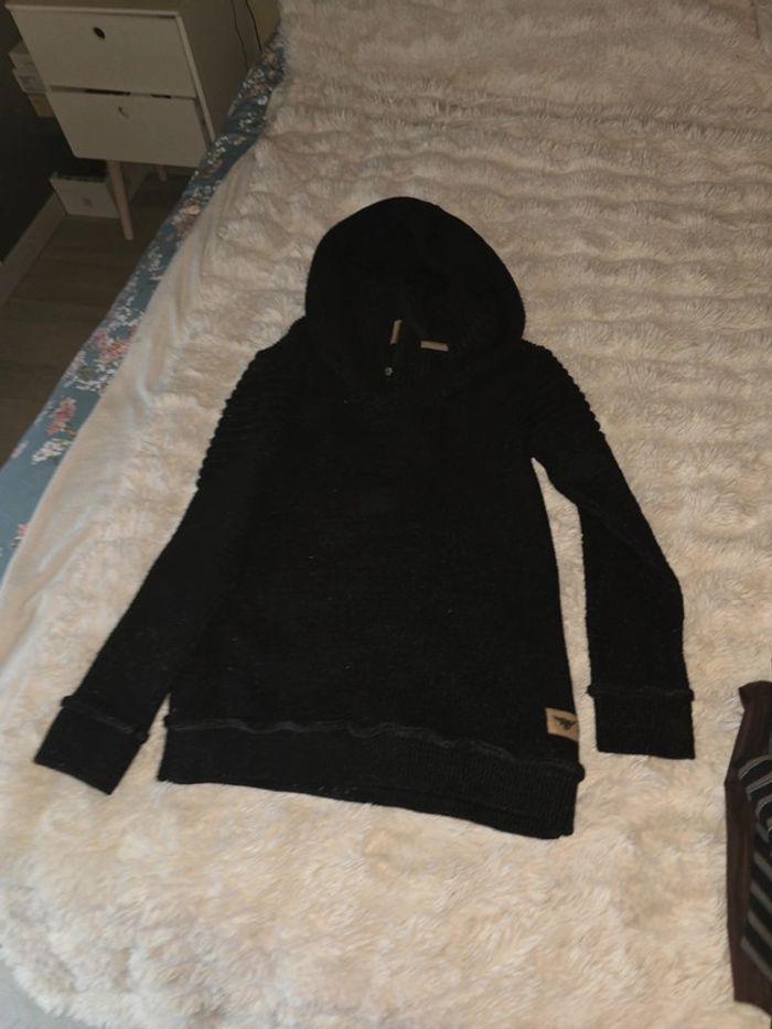 Pull hiver capuche homme