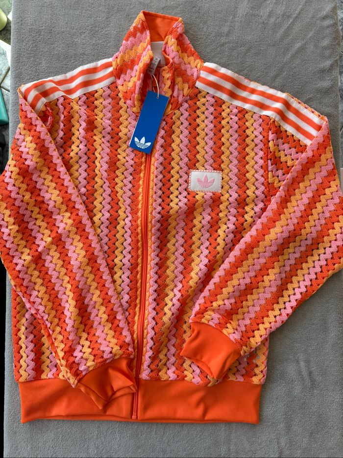 Veste transparente Adidas corail - photo numéro 5