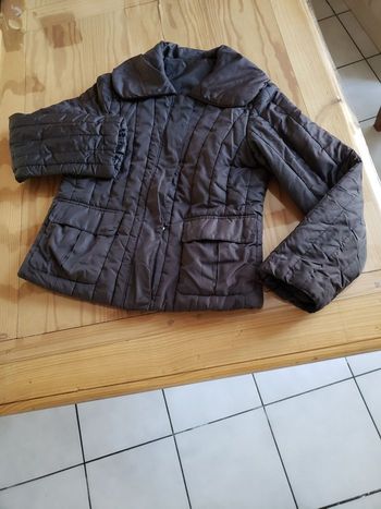 Veste doudoune noire mi-saison Xanaka