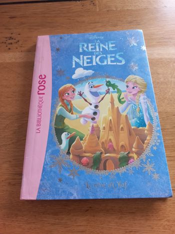 Livre bibliotheque rose 6/8 ans reine des neiges  tome 6
