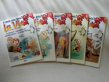 5 livres Il était une fois la vie Le corps humain Altaya