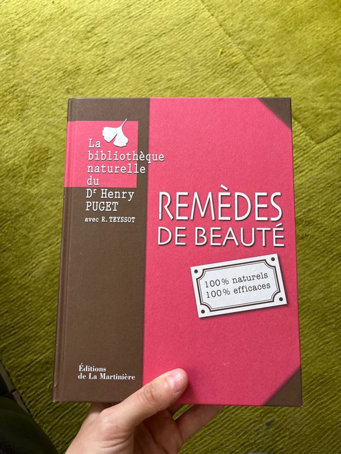 Livre remède de beauté