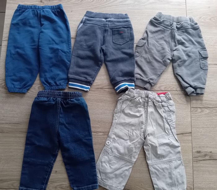 Lot 5 pantalons 12 mois - photo numéro 2