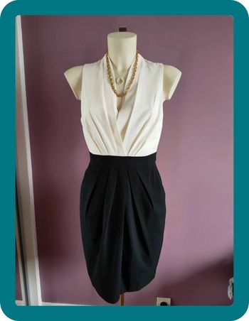 Magnifique robe noir et blanche