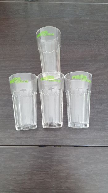 4 verres à mojito