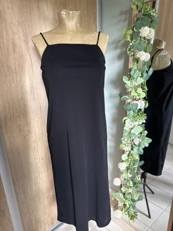 Robe longue à bretelles femme