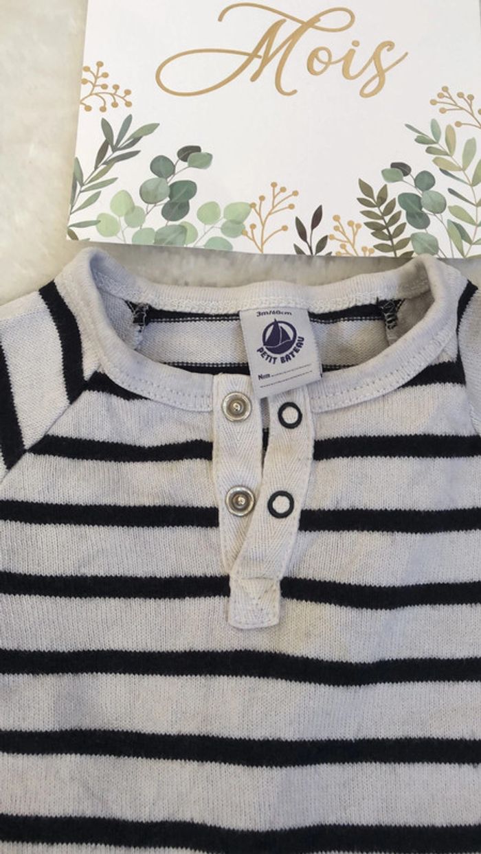 Pyjama / combinaison petit bateau 3 mois - photo numéro 2